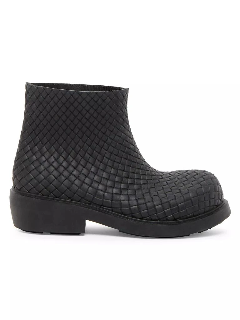 Bottega Veneta Pudding Woven Rubber Boots 1