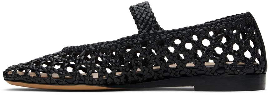 Le Monde beryl Black Woven Mary Jane Ballerina Flats 3
