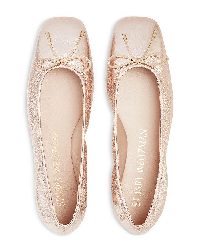 Stuart Weitzman Women's Bardot Bow Ballet Flats