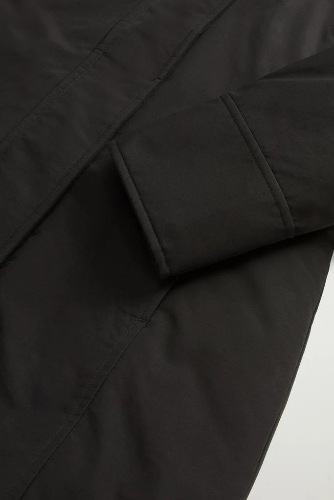 Woolrich Boulder Parka in Ramar Cloth with Hood and Detachable Faux Fur Trim - Women - Black 9