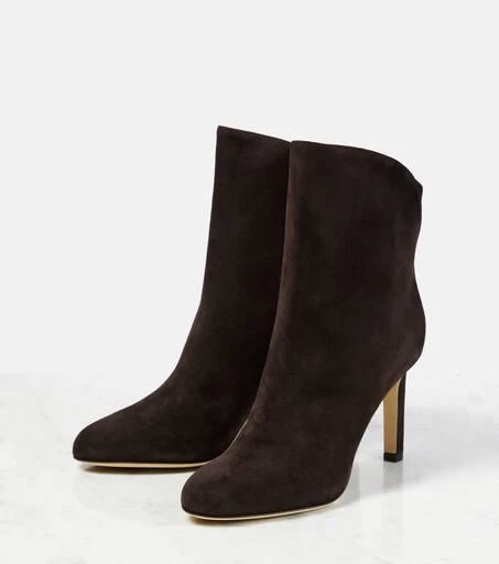 Jimmy Choo Karter 85 suede leather ankle boots 5
