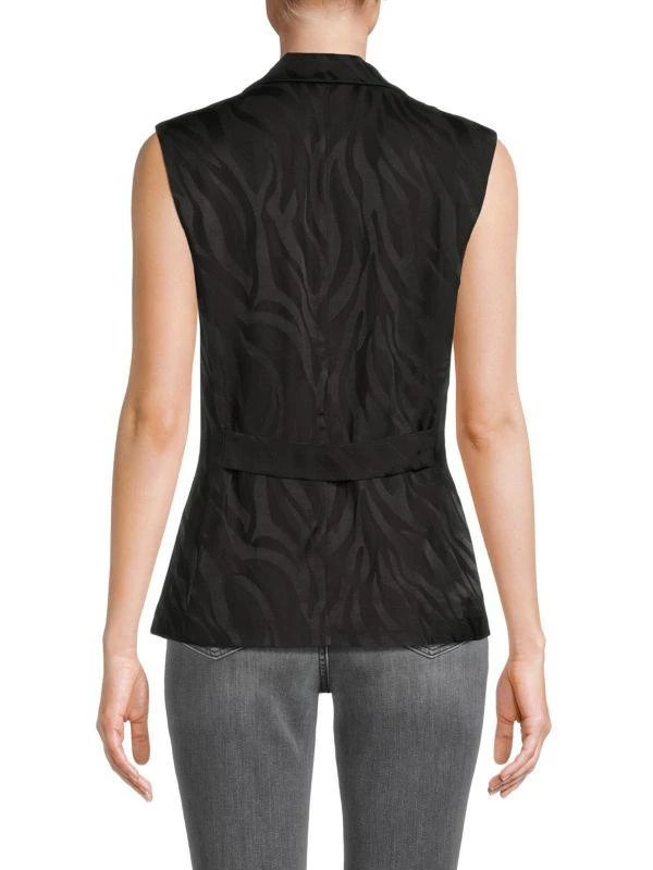 French Connection Ara Double Breasted Satin Vest 2