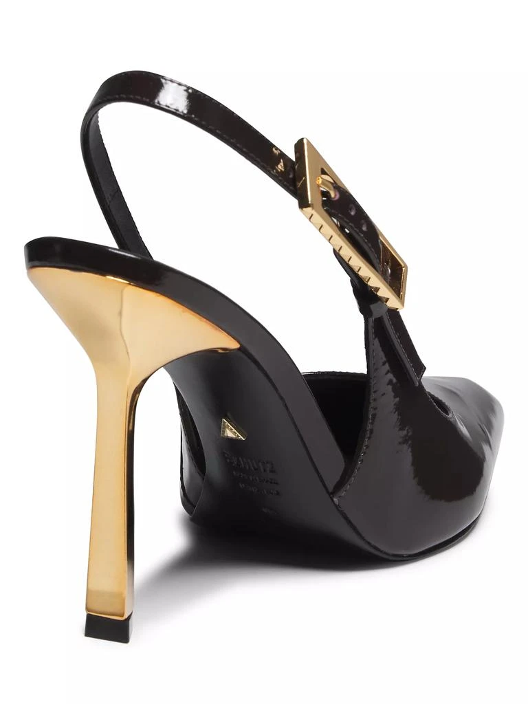 Schutz Ciara 100MM Patent Leather Slingback Pumps 3