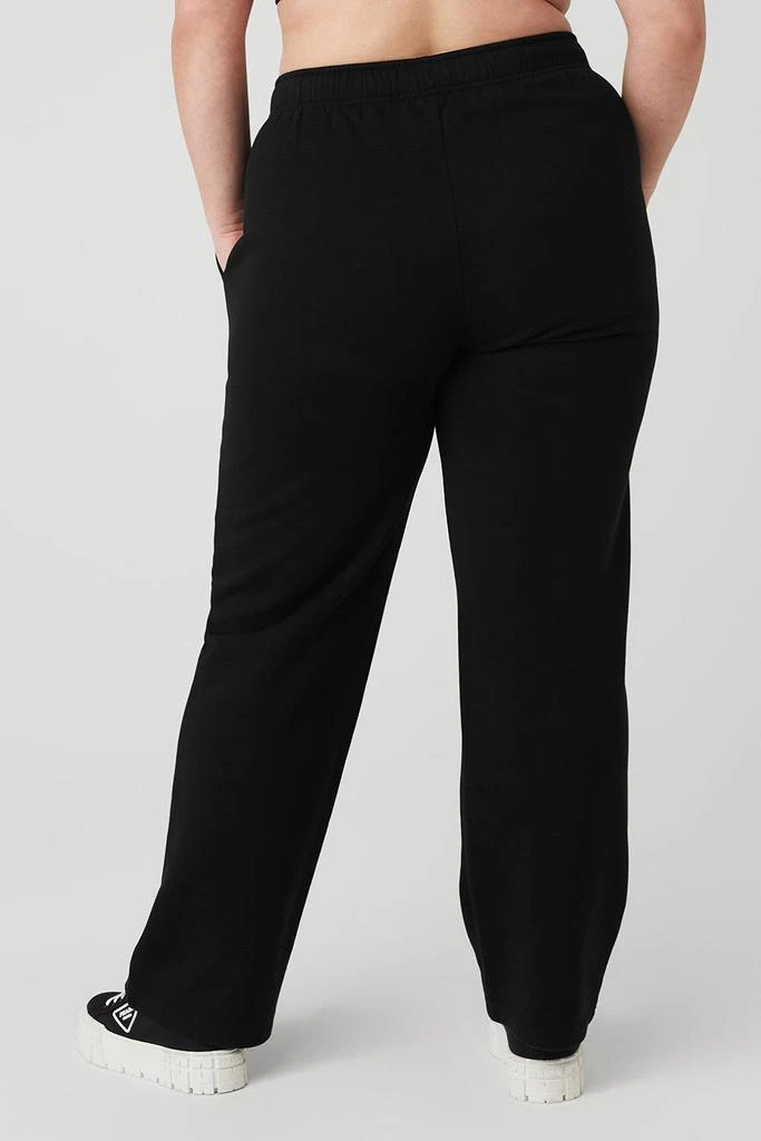 Alo Yoga Accolade Straight Leg Sweatpant - Black 6