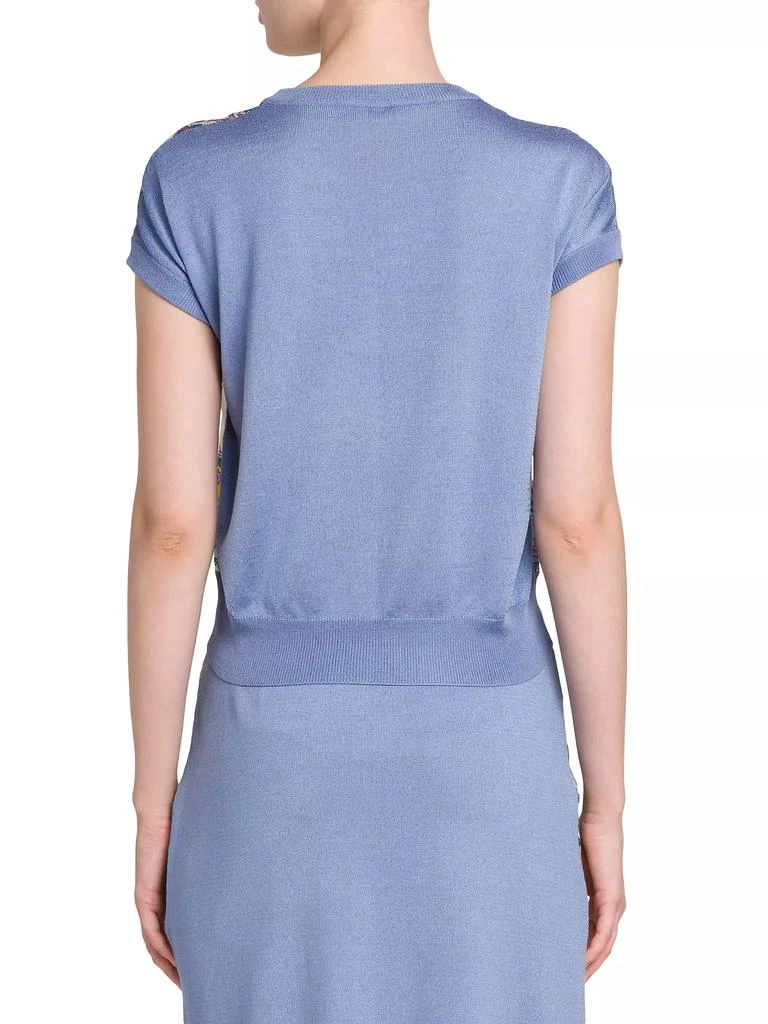 ETRO Medallion Silk Top 5
