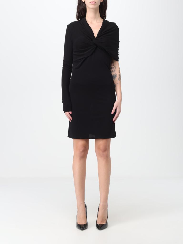 ワンピース Saint Laurent COTTON TWILL RUFFLED DRESS SAINT LAURENT Off-the-shoulder ruffled cotton-twill mini
