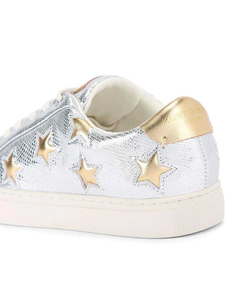 Kurt Geiger Women's Lane Star Metallic Sneakers 3