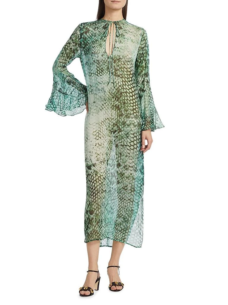 Silvia Tcherassi Aries Silk Kaftan Dress 3