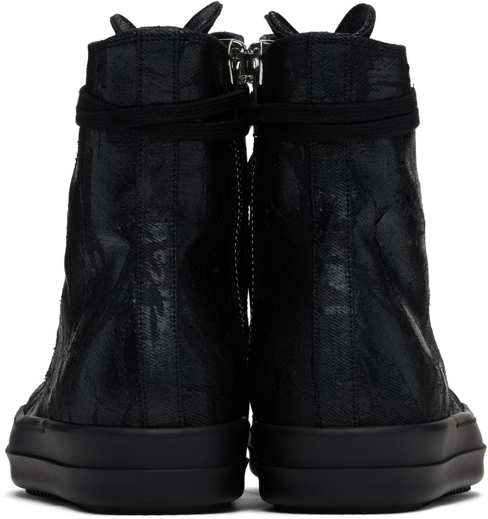 【関税込】Rick Owens Hollywood Sneaks InGold Megacrust Denim Rick Owens Black Hollywood Megacrust Denim Sneaks Sneakers