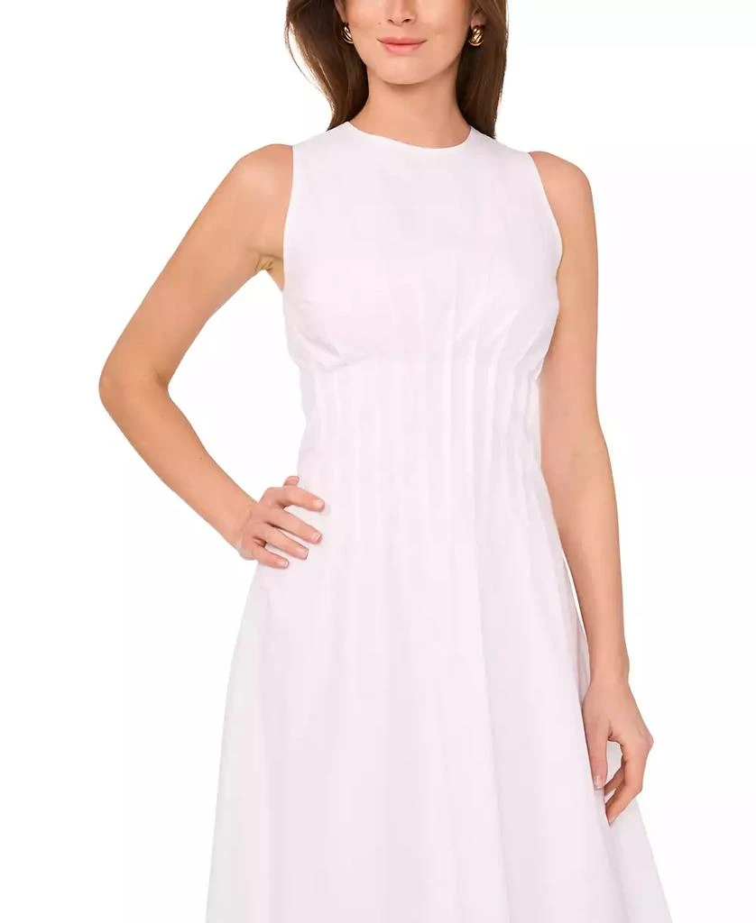 1. State Women's Sleeveless Pintuck Cotton Midi Dress 3