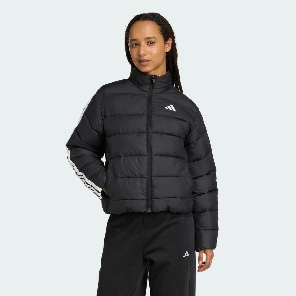 Adidas Women
s  Essentials CLIMAWARM 3-Stripes Synthetic Down Jackets