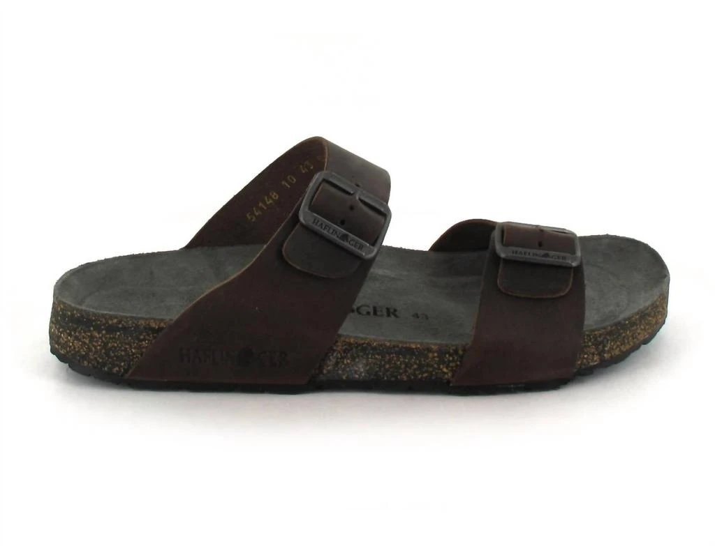 Haflinger Women's Andrea Two Strap Sandals In Graphite 2