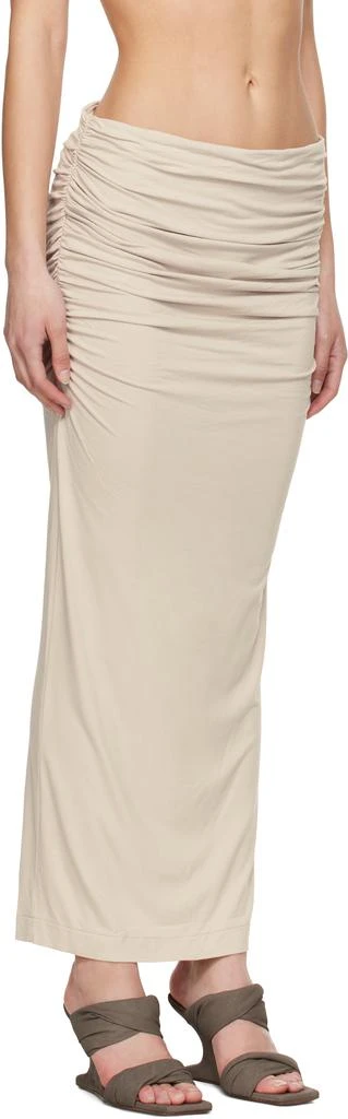 Entire Studios Taupe Surge Maxi Skirt 2