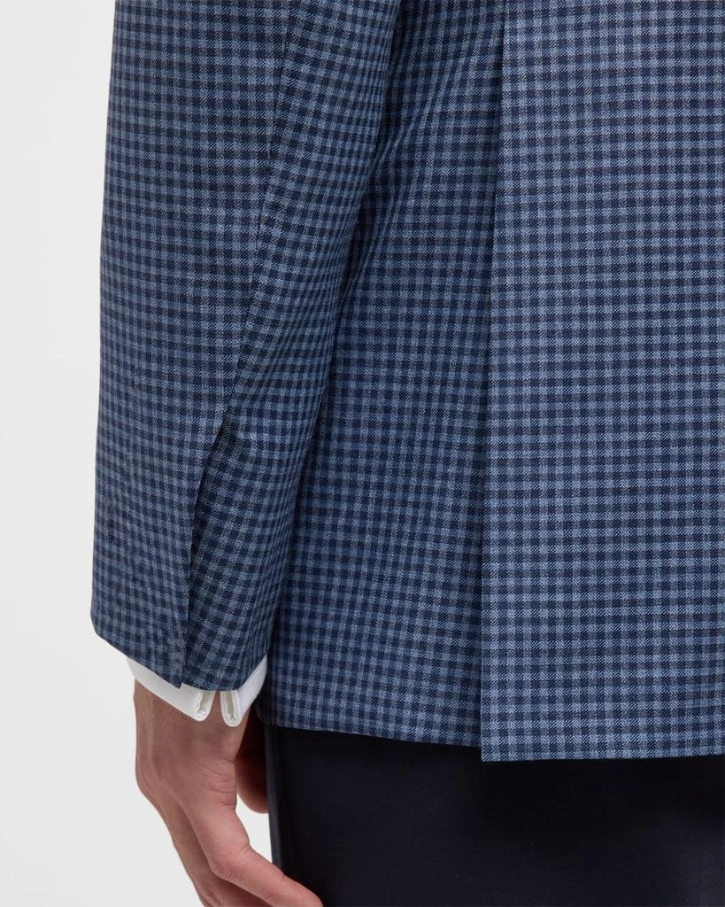 Brioni Men's Gingham Check Sport Coat 9