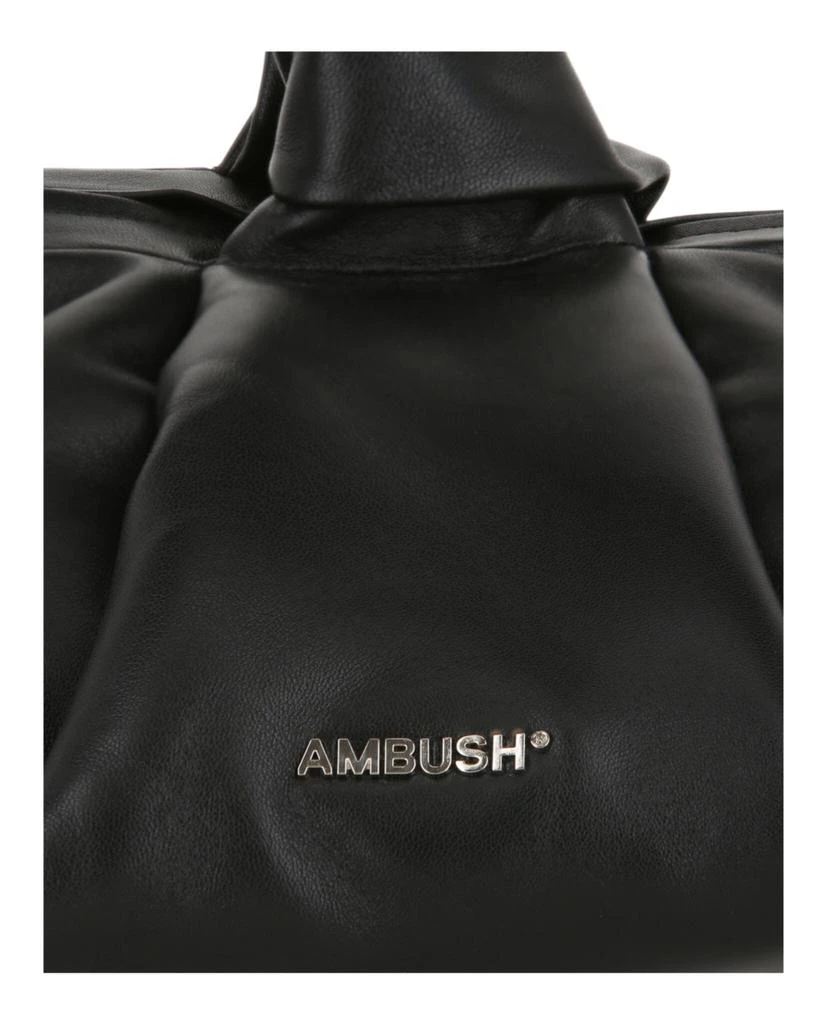 Ambush Twist Top Leather Clutch 3
