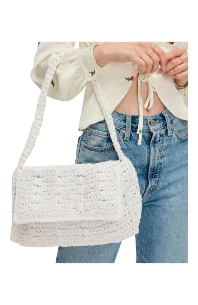 Urban Expression Anika Crossbody Bag In White 1