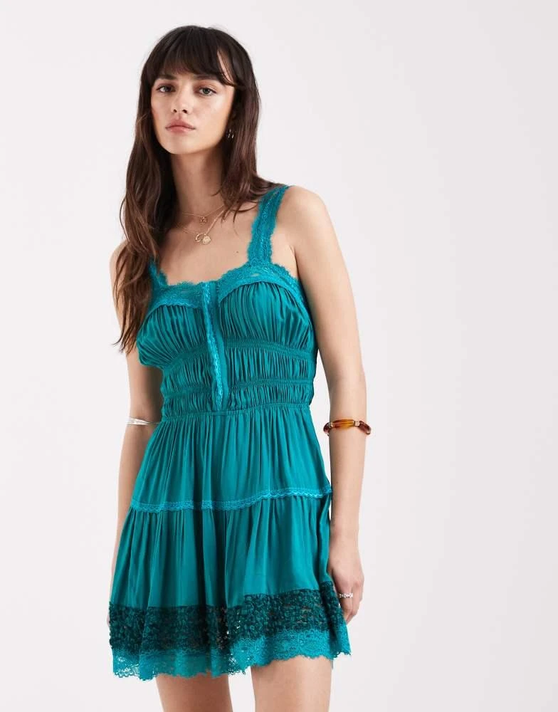 womens velvet midi dress Floral Print Velvet Midi Dress With Pockets