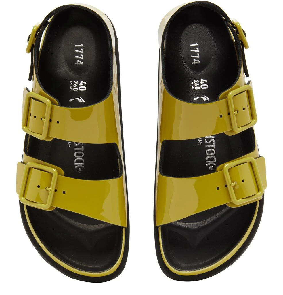 Birkenstock Milano shiny patent leather sandals 5