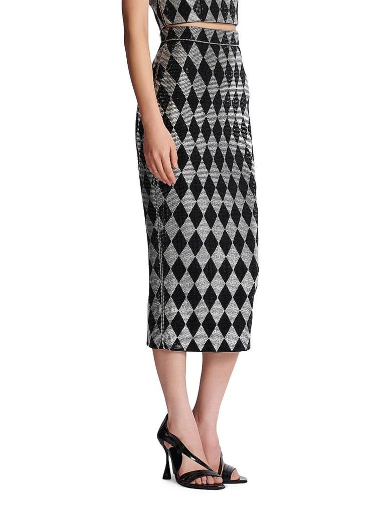 Balmain Crystal-Embellished Midi-Skirt 4