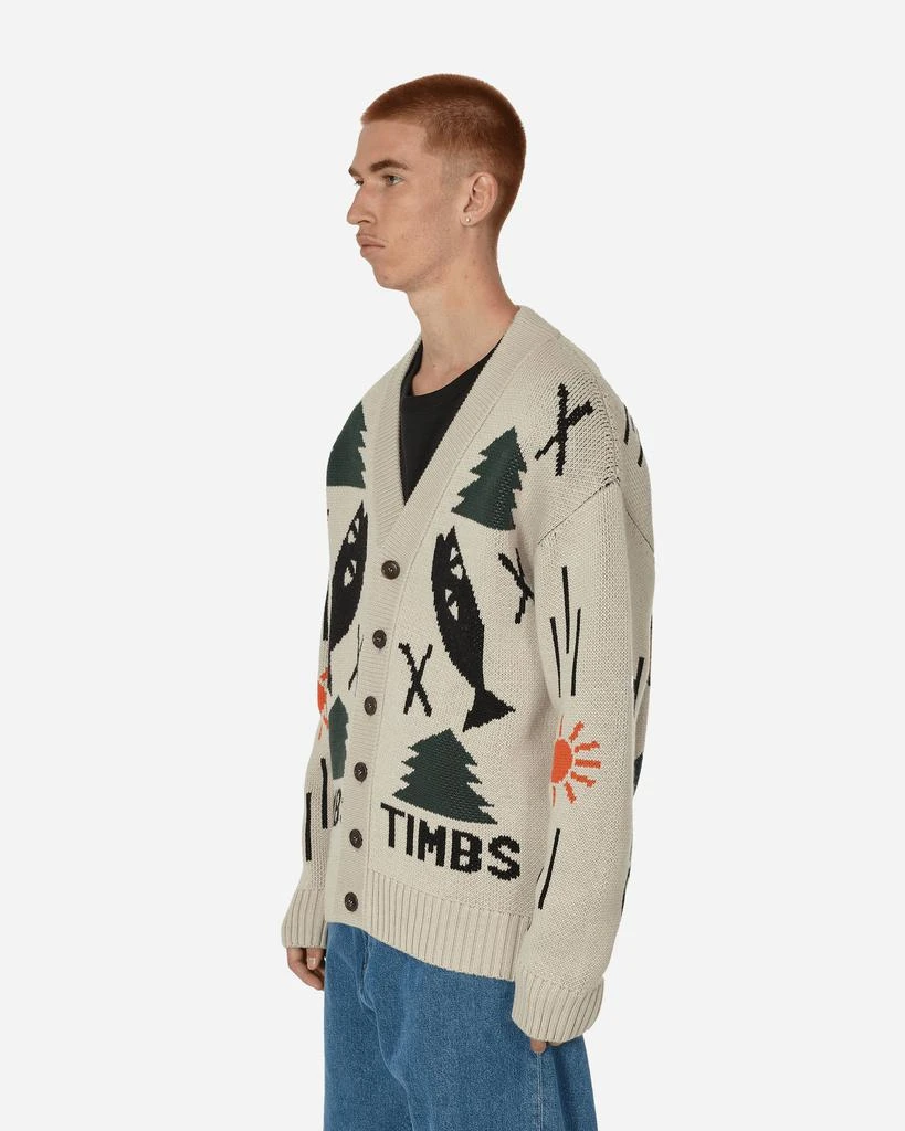 Timberland Nina Chanel Abney Intarsia Cardigan Light Beige 2