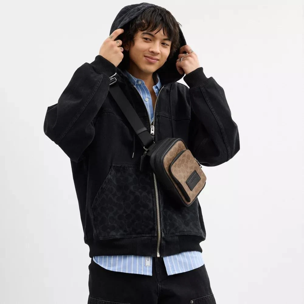 Coach Racer Sling Pack In Signature Canvas 2