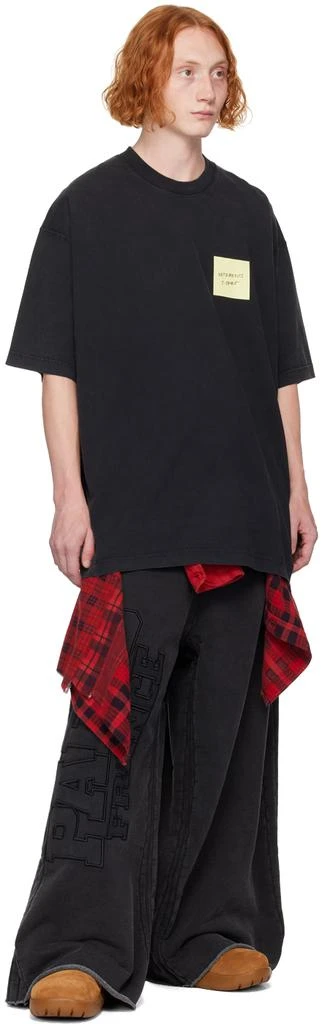 Vetements Black 'Paris' XXXL Sweatpants 4