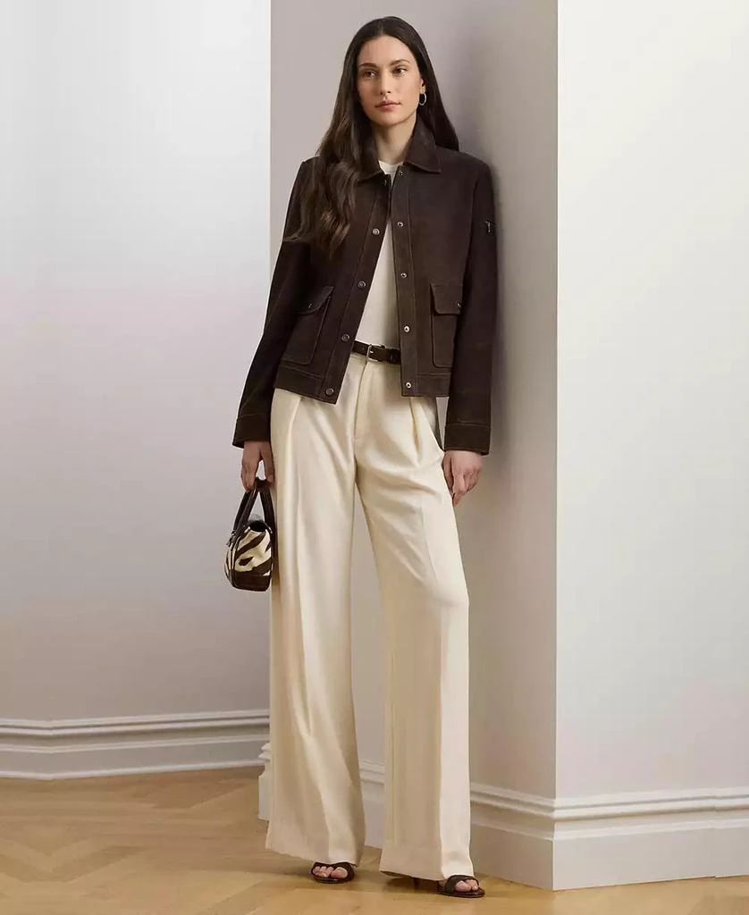 Ralph Lauren Women's Buttoned Suede Jacket 5