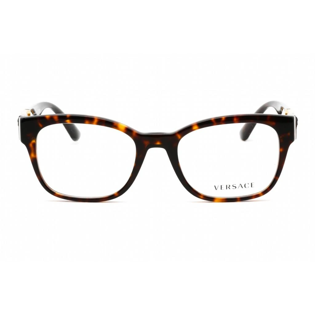 Versace Versace Women's Eyeglasses - Full Rim Rectangular Havana Plastic Frame | 0VE3314 108 2