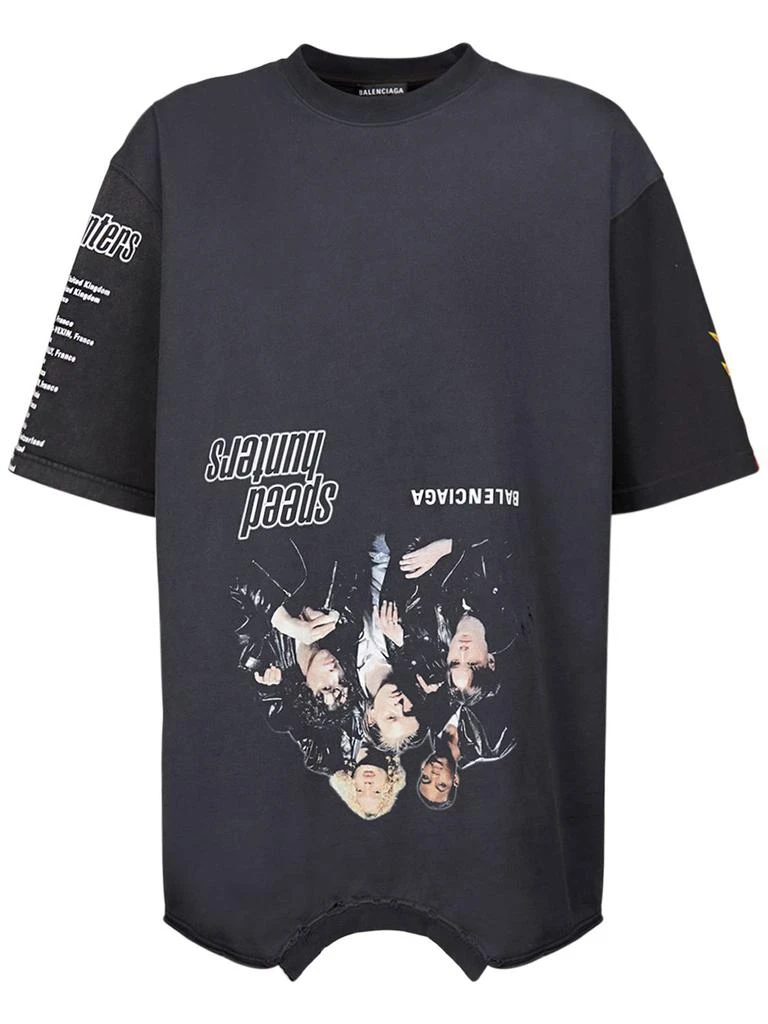 Balenciaga Upside Down Cotton T-shirt 1
