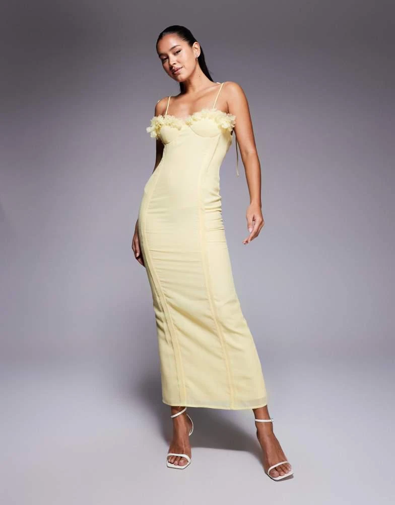 chinese dress ladies Augusta Midi Linen Dress