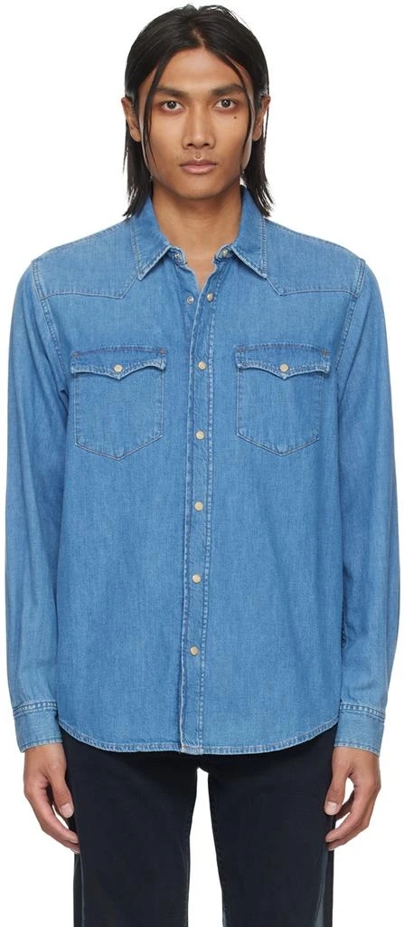 Nudie Jeans Blue George Denim Shirt 1