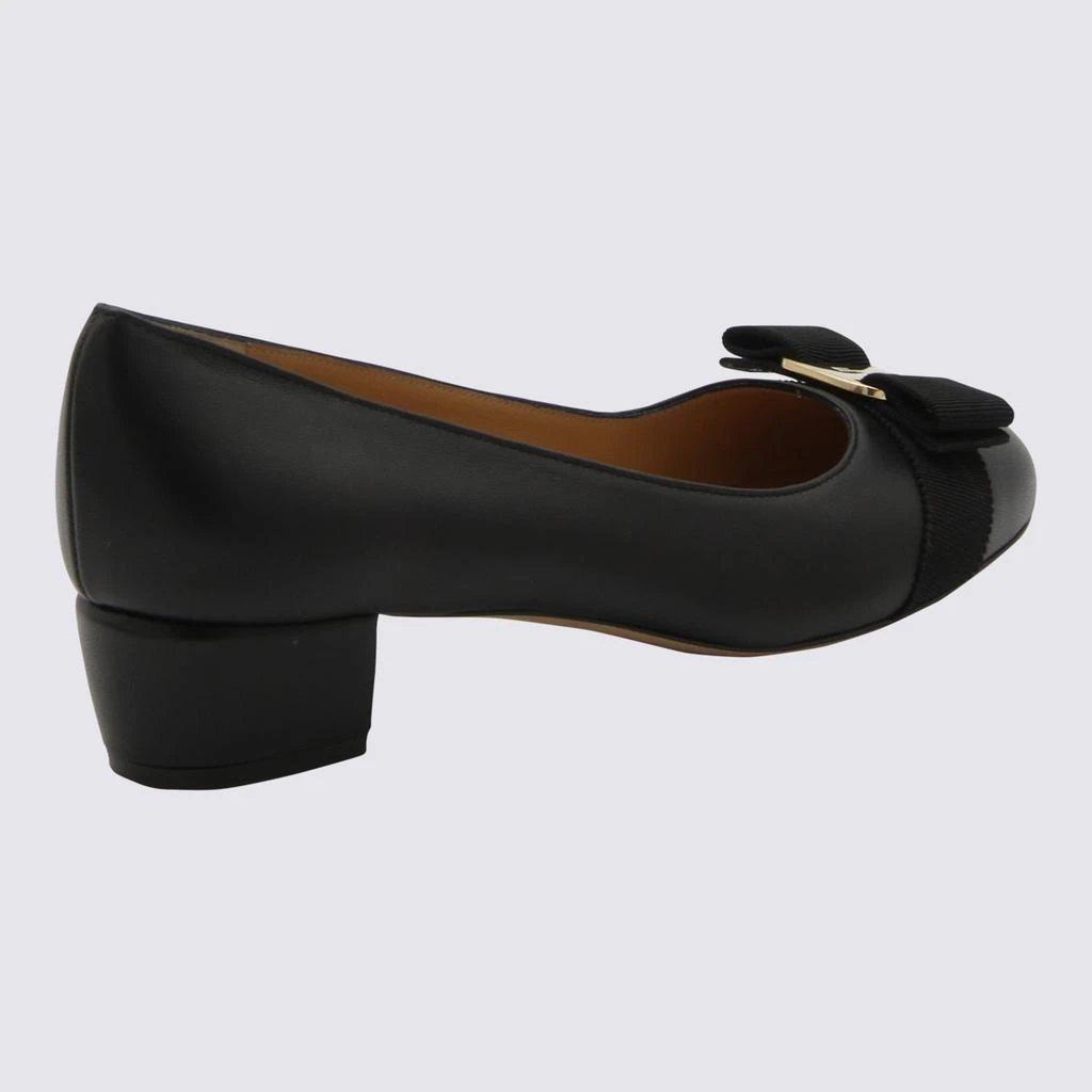 Salvatore Ferragamo Black Leather Pumps 2