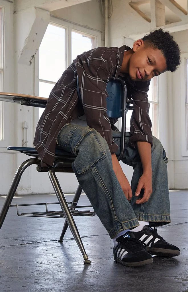 Pacsun Kids Baggy Jeans Cargo Indigo Tinted 1