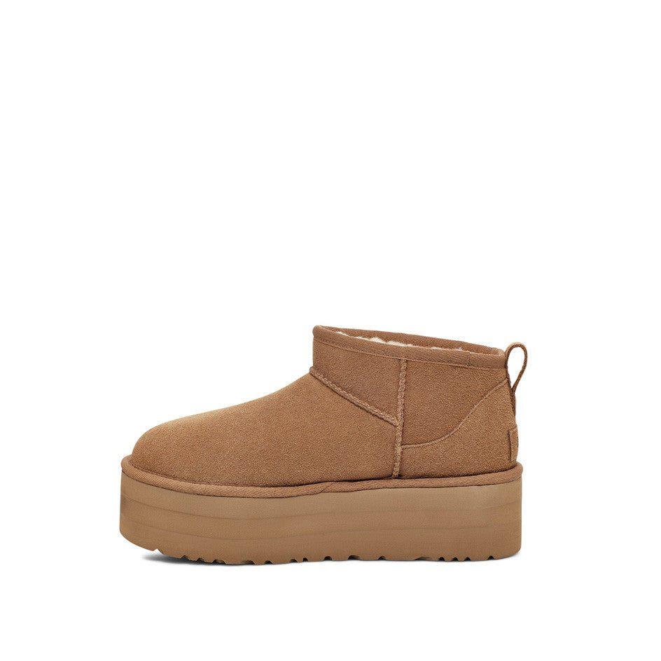 UGG Bottes Classic Ultra Mini Platform - Marron