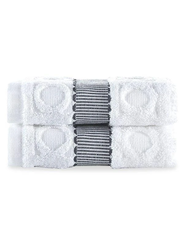 Brooks Brothers 2-Piece Turkish Cotton Wash Cloth Set 2
