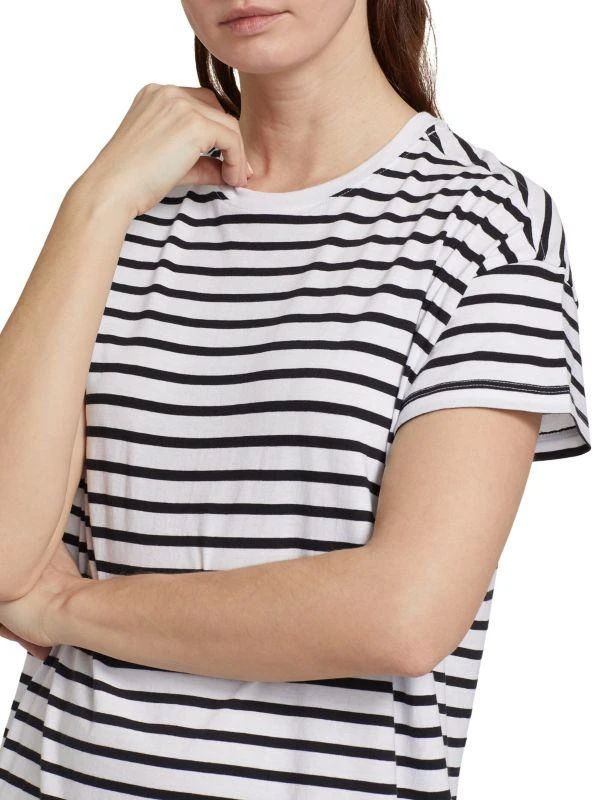 ATM Anthony Thomas Melillo Stripe Cotton T-Shirt Dress 4