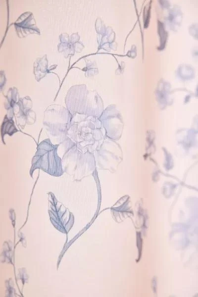 Urban Outfitters Vintage Style Floral Patterned Shower Curtain 2