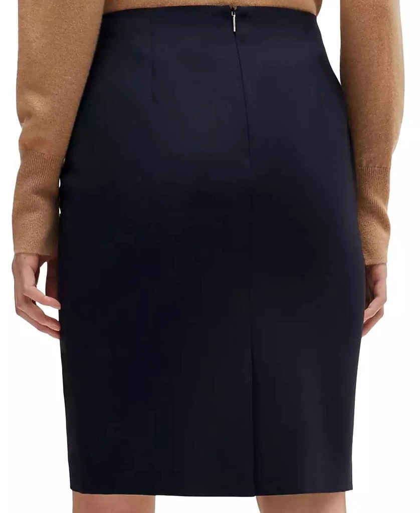 Hugo Boss Women's Wool Slim-Fit Pencil Skirt 4