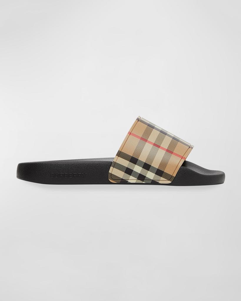 Burberry Furley Vintage Check Slide Sandals