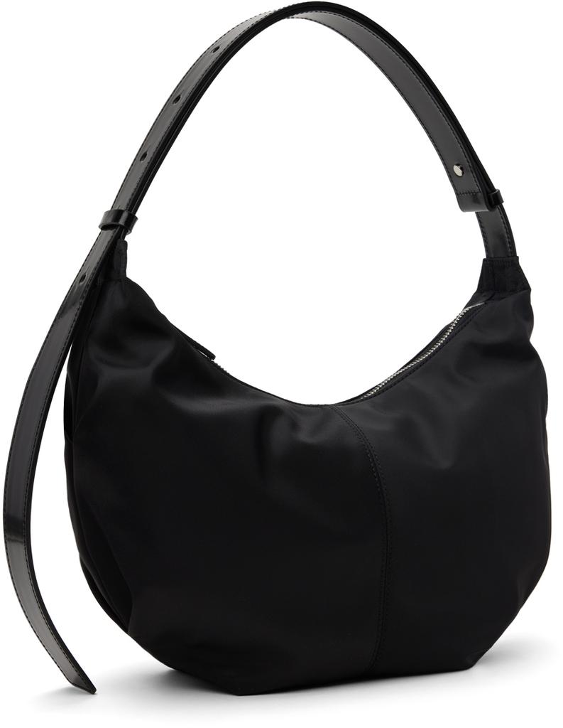 Nothing Written Black Nylon Shoulder Bag