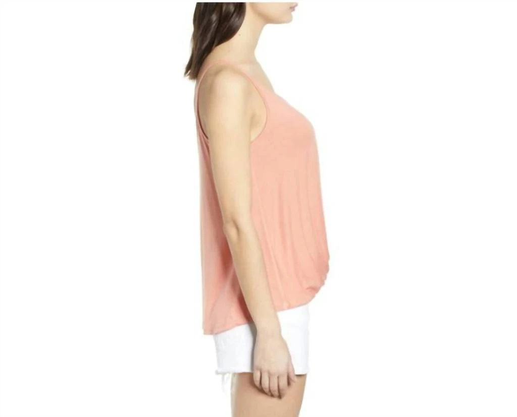 ALL IN FAVOR All In Favor - Twisted Button Front Draped Tank Top 3