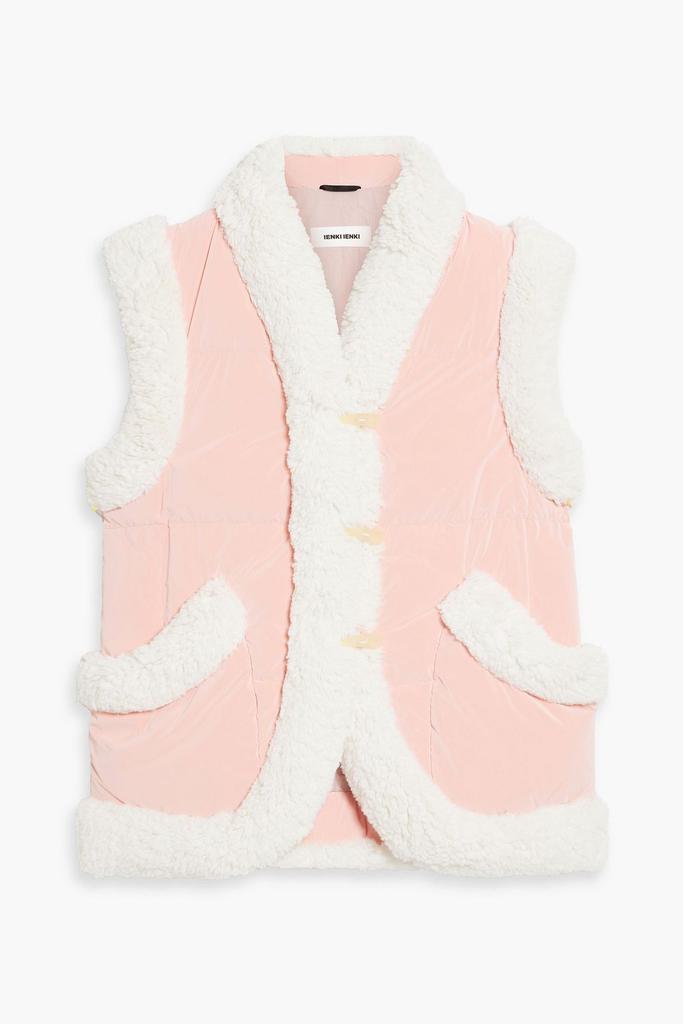 IENKI IENKI Keptar faux shearling-trimmed shell vest