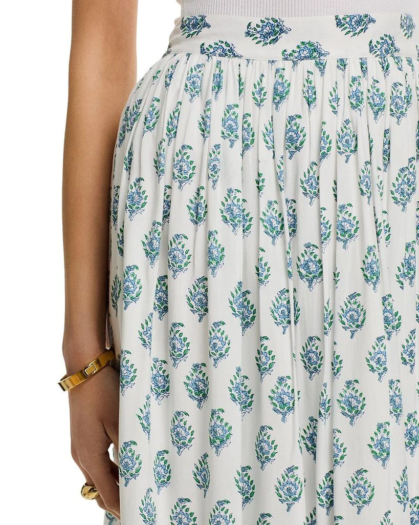 AREA Block Print Midi Skirt 5