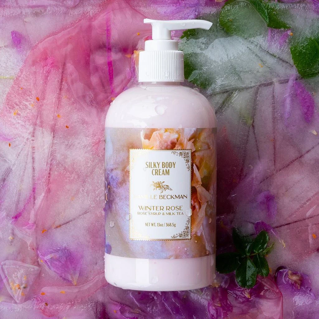 Camille Beckman Silky Body Cream 13oz Winter Rose 1