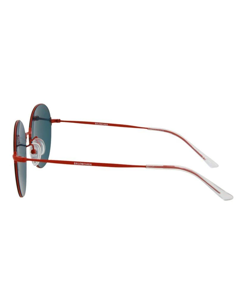 Balenciaga Round-Frame Metal Sunglasses 2