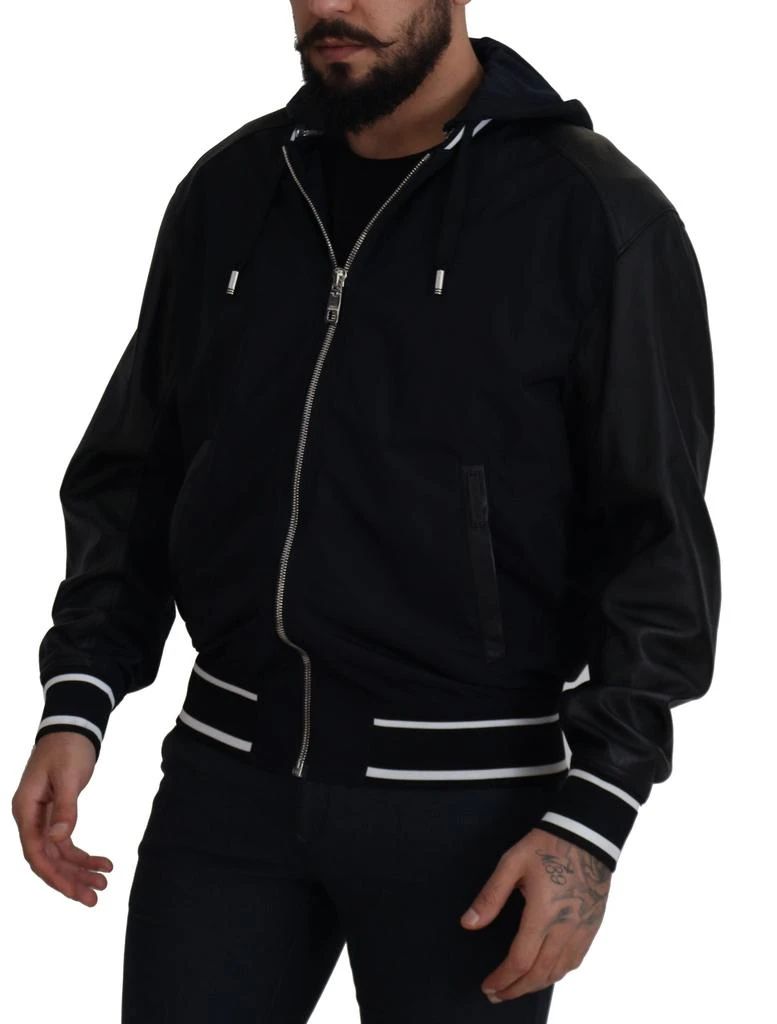 Dolce & Gabbana Dolce & Gabbana Black Polyester Hooded Blouson Coat Jacket 13