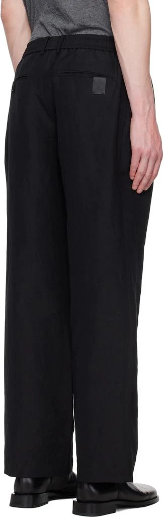 n.hoolywood Black Tucked Trousers 3