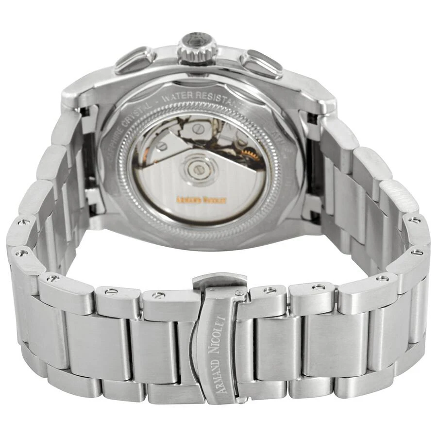 Armand Nicolet JH9 Chronograph Automatic Black Dial Men's Watch A668HAA-NO-MA4680A 3