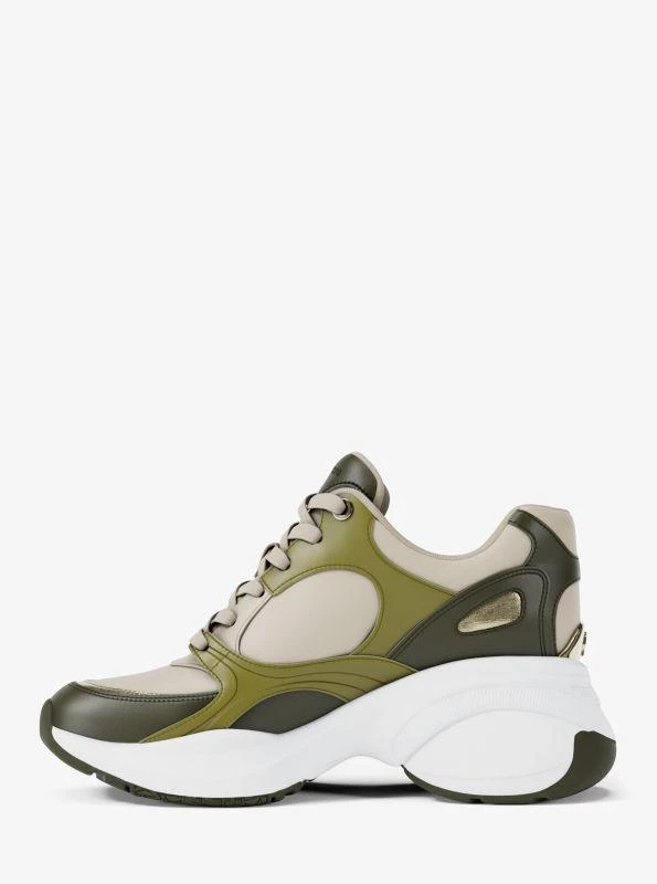 Michael Kors Zuma Leather Trainer 3