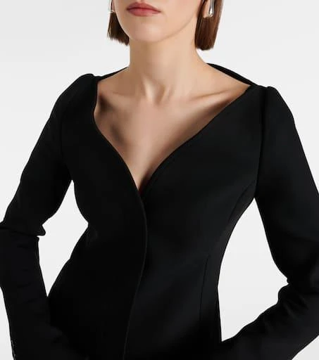 Courrèges Ellipse crêpe coat 4
